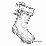 Classic Christmas Stocking Coloring Pages 2