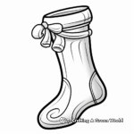 Classic Christmas Stocking Coloring Pages 3