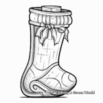 Classic Christmas Stocking Coloring Pages 4