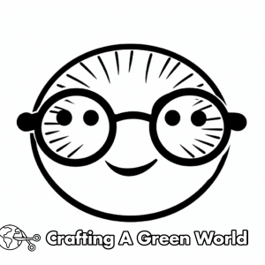 Smiley Face Coloring Pages - Free &amp; Printable!