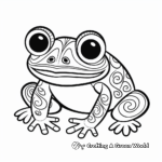 Classic Coqui Frog Coloring Pages 2