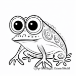 Classic Coqui Frog Coloring Pages 4