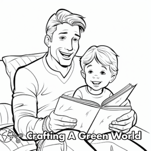 Happy Fathers Day Coloring Pages - Free &amp; Printable!