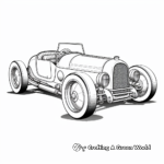 Classic Ford Derby Car Coloring Pages 3