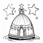 Classic Fourth of July Bell Coloring Pages 4