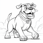 Classic Georgia Bulldog Coloring Pages 2