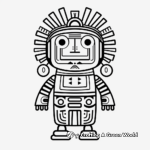 Classic Hopi Kachina Doll Coloring Pages 2