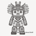 Classic Hopi Kachina Doll Coloring Pages 3