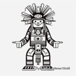 Classic Hopi Kachina Doll Coloring Pages 4