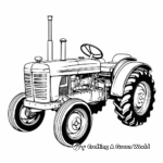 Classic John Deere Tractor Coloring Sheets 1