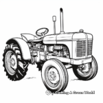 Classic John Deere Tractor Coloring Sheets 2