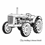 Classic John Deere Tractor Coloring Sheets 3