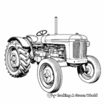 Classic John Deere Tractor Coloring Sheets 4