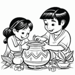 Classic Mexican Pottery Coloring Pages 2