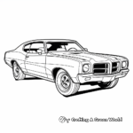 Classic Muscle Car Coloring Pages 2