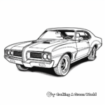 Classic Muscle Car Coloring Pages 3