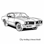 Classic Muscle Car Coloring Pages 4