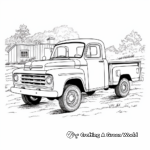 Classic Pickup Truck Coloring Pages 2