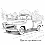 Classic Pickup Truck Coloring Pages 3