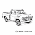 Classic Pickup Truck Coloring Pages 4