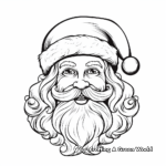 Classic Santa Claus Adult Coloring Pages 1