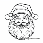 Classic Santa Claus Adult Coloring Pages 3