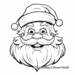 Classic Santa Claus Coloring Pages 4