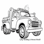 Classic Tow Truck Coloring Pages 2