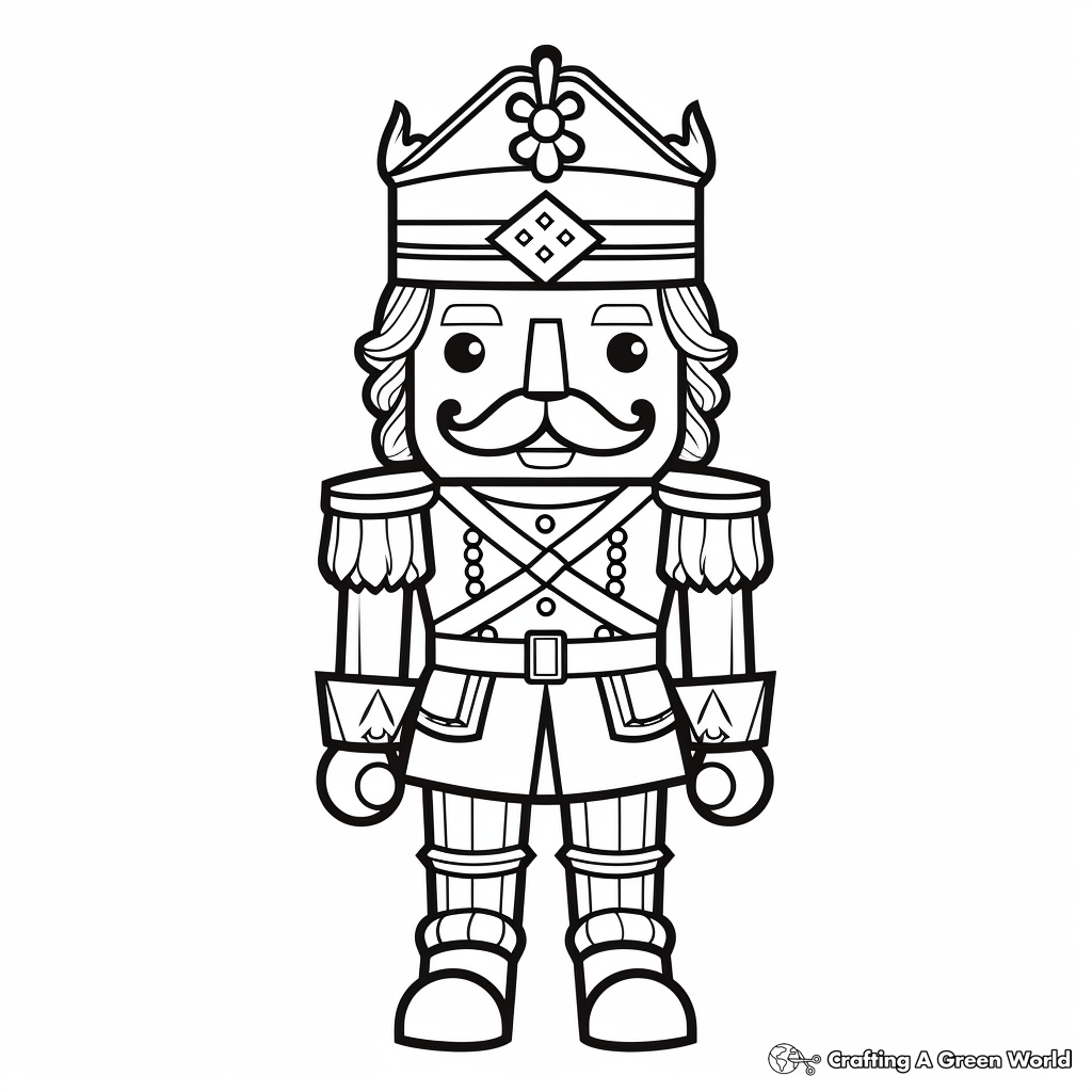 Classic Wooden Nutcracker Coloring Pages 2