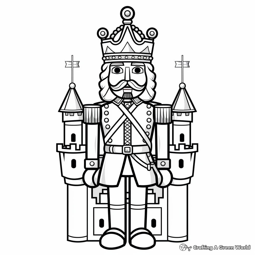 Classic Wooden Nutcracker Coloring Pages 3