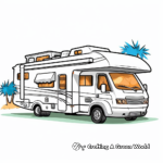 Classy Motorhome Coloring Pages 1