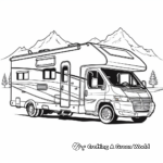 Classy Motorhome Coloring Pages 2