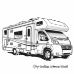 Classy Motorhome Coloring Pages 4