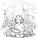 Clean Energy and Renewables Earth Day Coloring Sheets 2