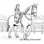 Clydesdale Horse Show Coloring Pages 1