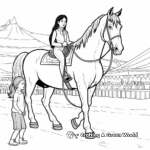 Clydesdale Horse Show Coloring Pages 3