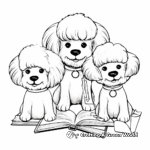 Cockapoos in Different Haircuts Coloring Pages 4