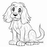 Cocker Spaniel with Big Ears Coloring Pages 3