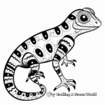 Color-by-Number Moorish Gecko Pages 4