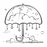 Color by Number: Rain Cloud Coloring Pages 3