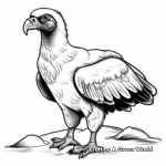 Colorful Andean Condor Vulture Coloring Pages 1