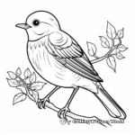 Colorful Bird Zoo Coloring Pages 4