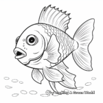 Colorful Bluegill Fish Coloring Pages 2