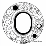 Colorful Bubble Letter O Coloring Pages 3