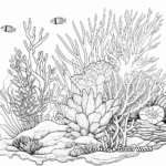 Colorful Coral Reefs Coloring Pages 3