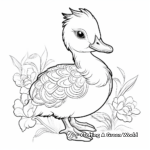 Colorful Duck Species Coloring Pages 1