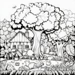 Colorful Garden of Eden Coloring Pages 1