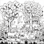 Colorful Garden of Eden Coloring Pages 4
