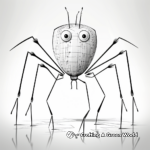 Colorful Harvestman Coloring Pages 3
