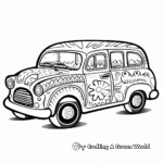 Colorful Mexican Taxi Coloring Pages 4